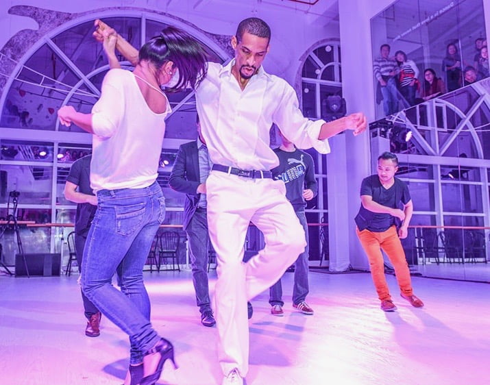 salsa dancing