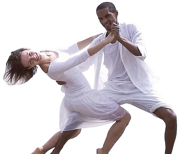 bachata dance pose with Julie