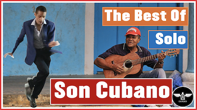 cuban son dancer with guitarist